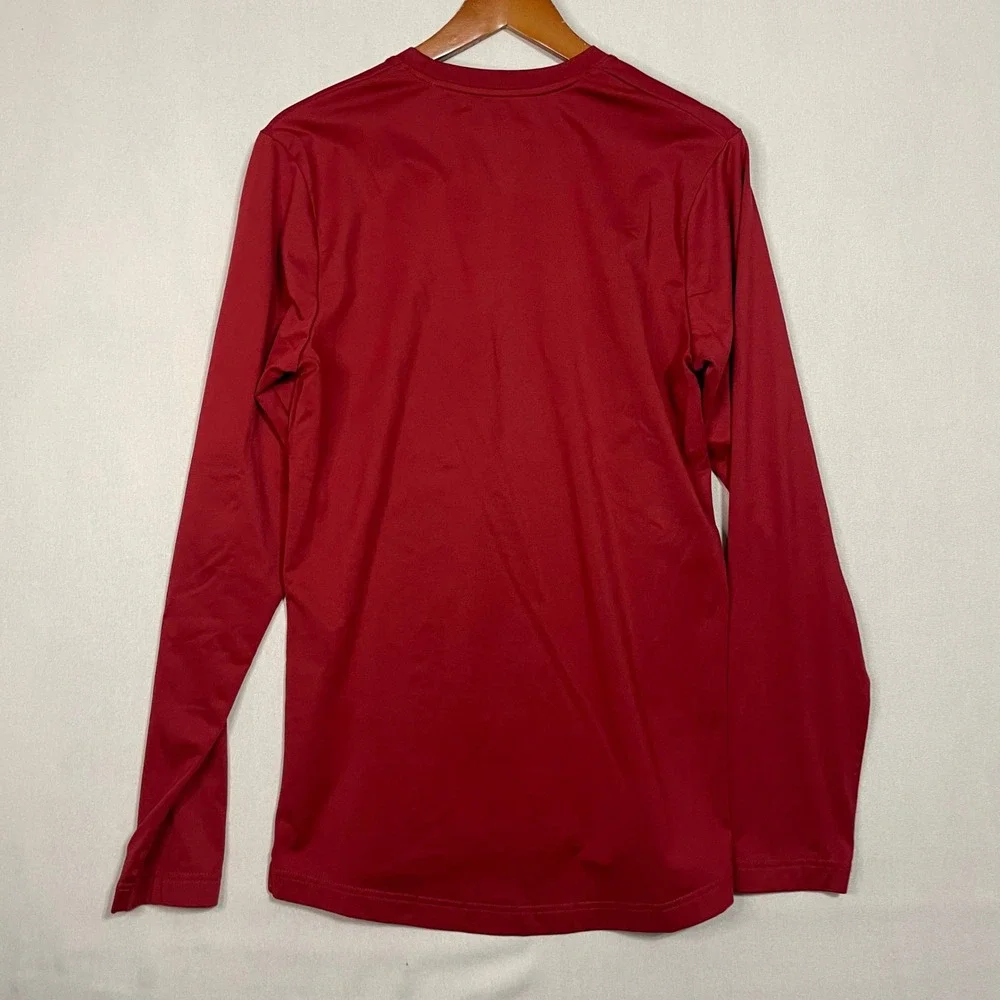 Jordan Men's Brand Oklahoma Sooners Crimson Dri-FIT Long Sleeve T-Shirt - Size M